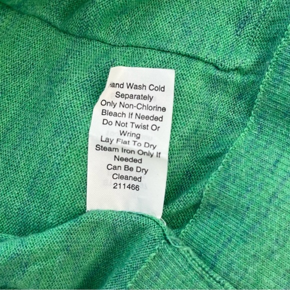 CAbi Sheer Mint Button-Up Cardigan - Picture 9 of 9